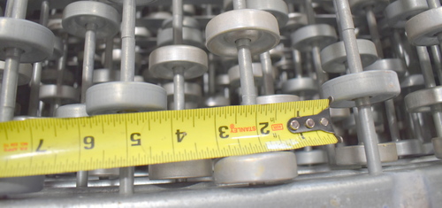 32" wide x 5.8' long, Gravity skate wheels conveyor roll-case, 26 sections - Image 10