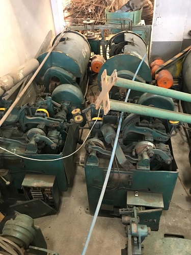Wafios #STDH, barbed wire machine,.06"-.126" dia of line wires,.055"-.098" dia of barbed wires - Image 2