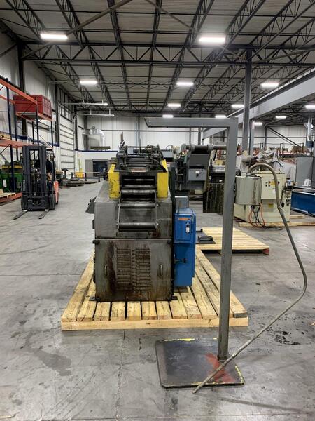 2500 lb. Coe Press Equipment #CPR-PO-2512 & CPPS-PO-300-12, double end reel & powered straigthener, 12" width - Image 6