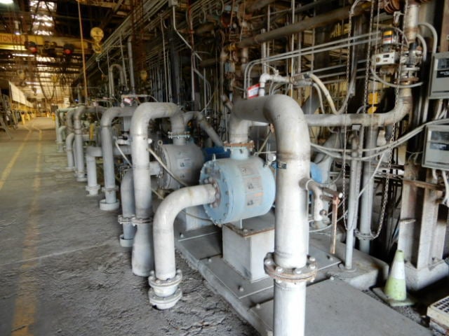 J.H. Horne #Pressure-Formers, 118", pressurized slice, adjustable lip, couch roll & vats - Image 2