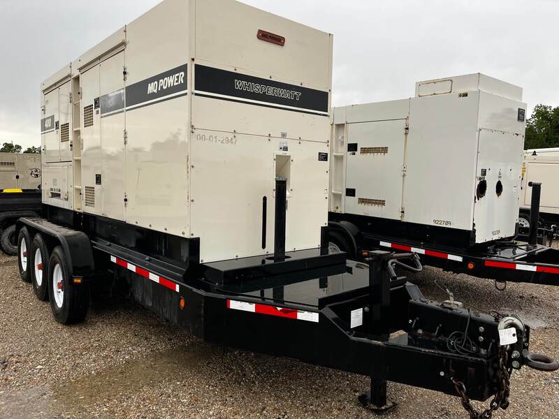352 KW Multiquip #DCA400SSI4I, trailer mounted diesel generator, sound attenuated enclosure, Tier 4i, 11317 - Image 2
