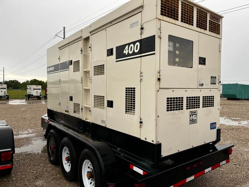 352 KW Multiquip #DCA400SSI4I, trailer mounted diesel generator, sound attenuated enclosure, Tier 4i, 11317 - Image 4