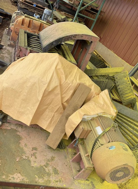 Dual shaft shredder, 32" x 26" opening, 2" W blades, 40 HP - Image 2