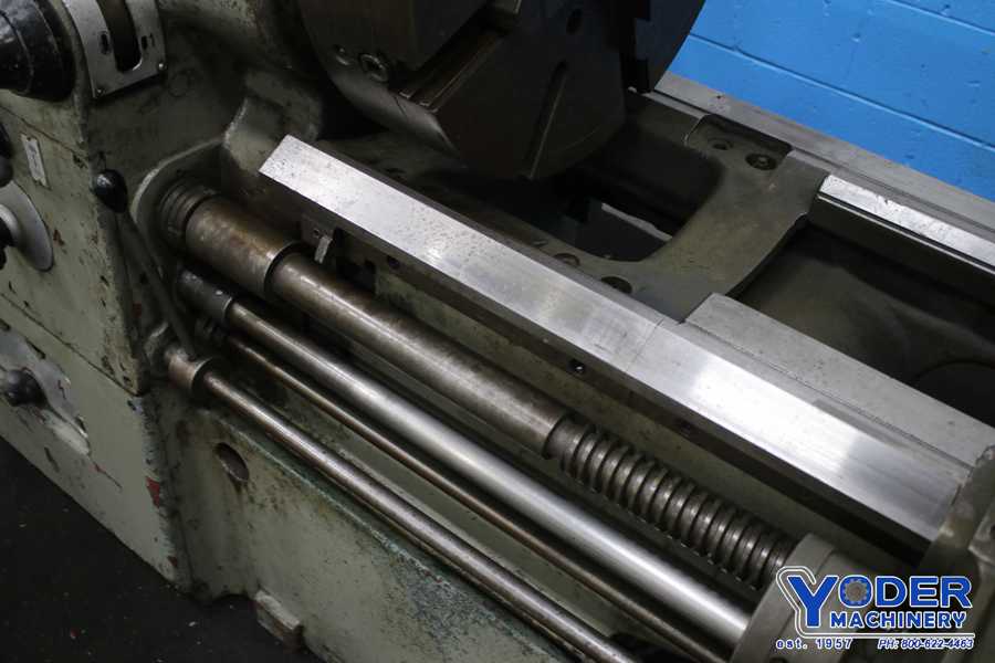 24" x 72" Model #EU500, Hungarian engine lathe, 4-jaw 20" chuck, taper attachment, #74351 - Image 5