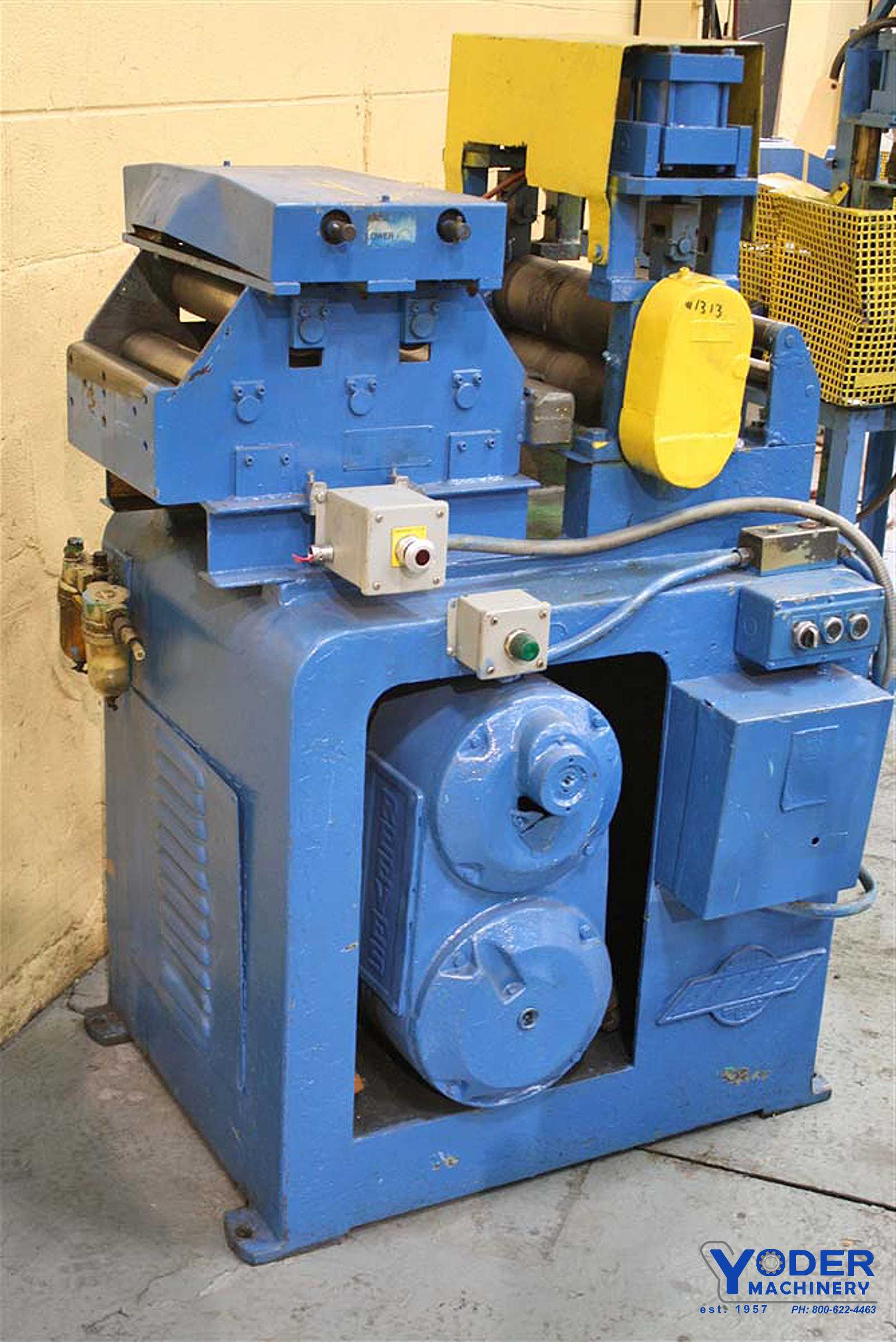 12" x .125" Air Feeds #HS, straightener, 5 rolls 2 over 3,2-1/2" roll diameter, 1987, #55134 - Image 7