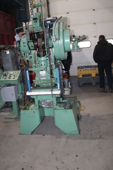 15 Ton, Perkins #15-S, C-frame press, 1.5" stroke, 2.25" slide adj., 600 SPM, s/n #36336, #1423 - Image 1