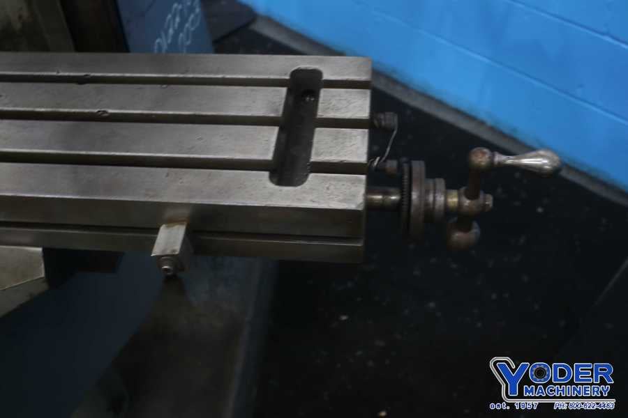 Bridgeport #Series-I, vertical ram type mill, 9" x42" table, 1.5 HP, one shot lube, #75130 - Image 5
