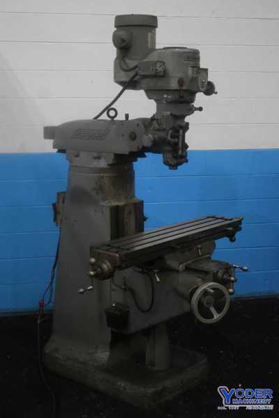 Bridgeport #Series-I, vertical ram type mill, 9" x42" table, 1.5 HP, one shot lube, #75130 - Image 8