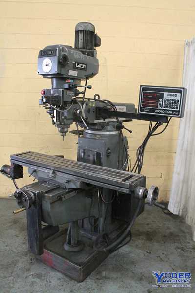 Lagun #FTV-2S, ram type vertical mill, 10" x50" table, 2 HP, Proto Track Plus CNC, #66085 - Image 2