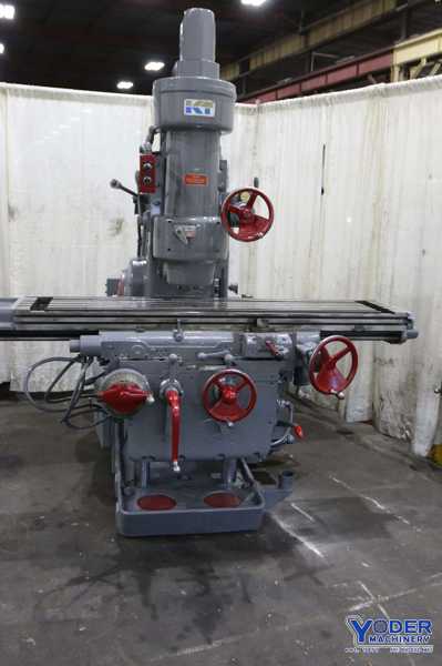 Kearney & Trecker #320TF-16, vertical mill, 16" x72" table, power draw bar, forward/reverse, #71081 - Image 3