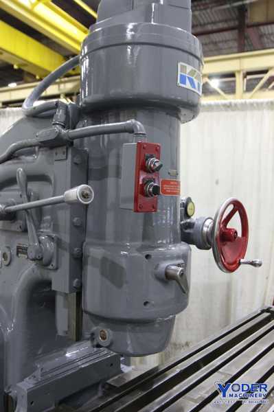 Kearney & Trecker #320TF-16, vertical mill, 16" x72" table, power draw bar, forward/reverse, #71081 - Image 5