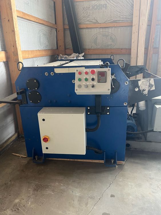 44" Kentex coil slitter, 28 gauge, 6 knives, new controls - Image 1