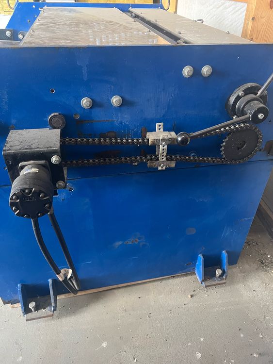 44" Kentex coil slitter, 28 gauge, 6 knives, new controls - Image 3