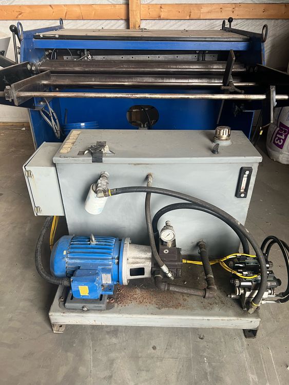 44" Kentex coil slitter, 28 gauge, 6 knives, new controls - Image 5