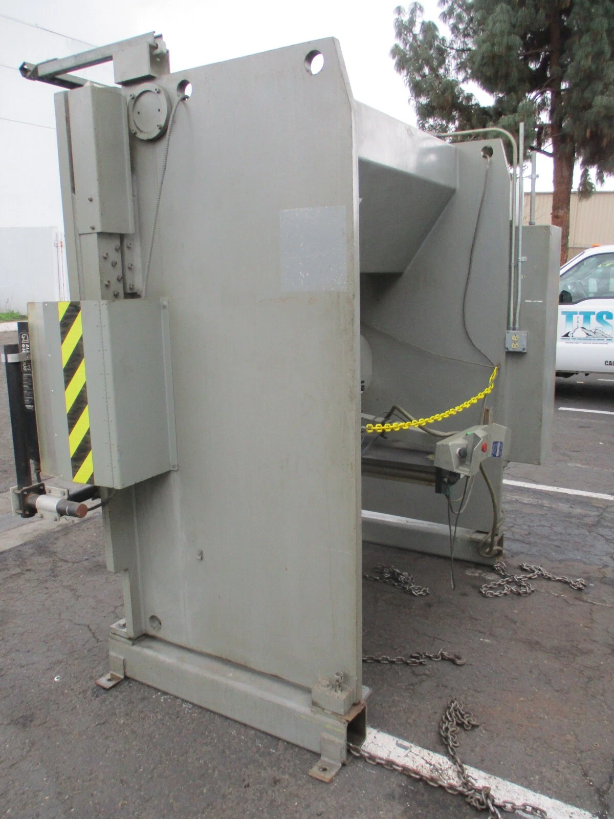 65 Ton, LVD #65-JS-06, CNC hydraulic press brake, 6' overall, 1990 - Image 9