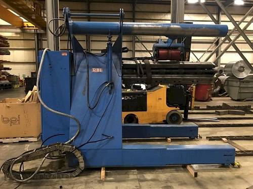 60000 lb. Red Bud #RM30-72-60, mandrel uncoiler, 75" mandrel face, 72" outside dimensions, 20" ID, 1996 - Image 1