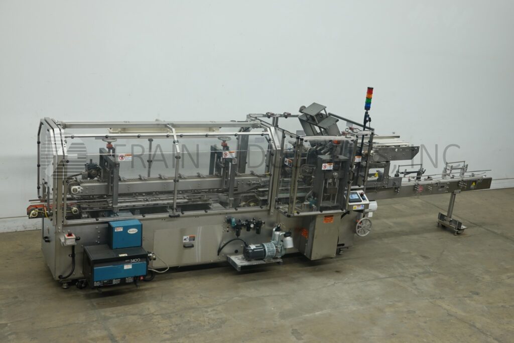 Adco #9WA-150-SS, automatic, continous motion, Stainless Steel, hot melt glue cartoner, rated from 50-150 - Image 5