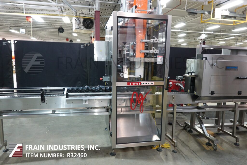 Tripack #HSA240/WSN300-3M, Stainless Steel, shrink neck bander and sleever with conveyor and steam shrink - Image 4