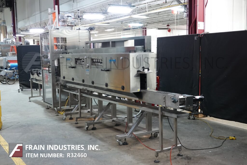 Tripack #HSA240/WSN300-3M, Stainless Steel, shrink neck bander and sleever with conveyor and steam shrink - Image 5