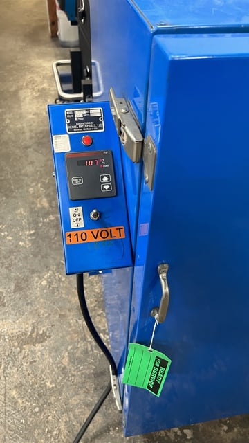 Electrode Holding Oven, Henkel Enterprises Keen #K-1000 SMAW, 110 V., 150-550&deg;F, like new - Image 5