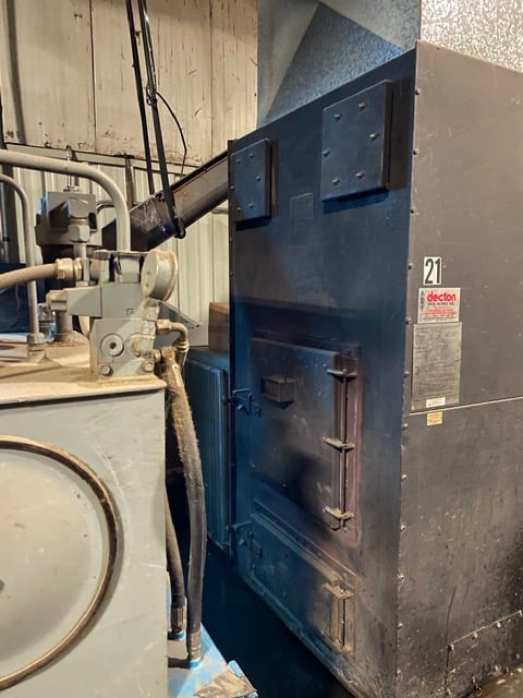 Wood Power, 32", 25 HP Grinder with Furnace, Dentom 624 9500 BTU Furnace - Image 3