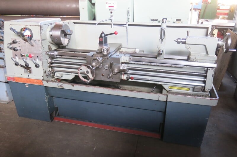 15" x 50" Clausing Colchester lathe, taper, in/mm threading - Image 1