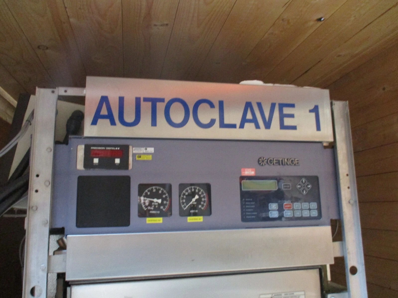 Getinge Allen-Bradley #6612 AR2 Sterilizer Autoclave +Cart+Generator/Amsco/26x26x48" - Image 2