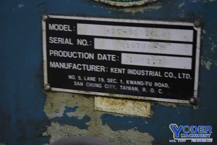 8" x 18" Kent #KBC-SG818, horizontal surface grinder, serial #810705-2, #76074 - Image 5