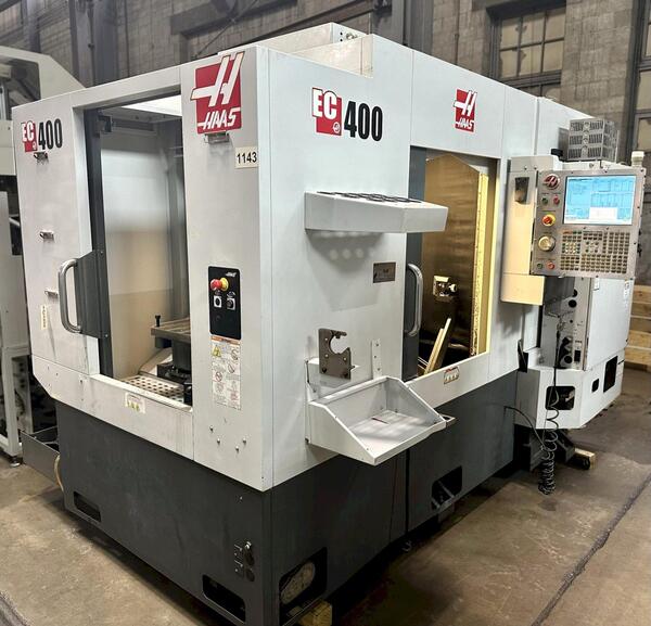 Haas #EC-400, 15.75"pallets, 20" X, 20" Y, 20" Z, 8100 RPM,Cat 40,24 automatic tool changer,WIPS,thru spindle - Image 1