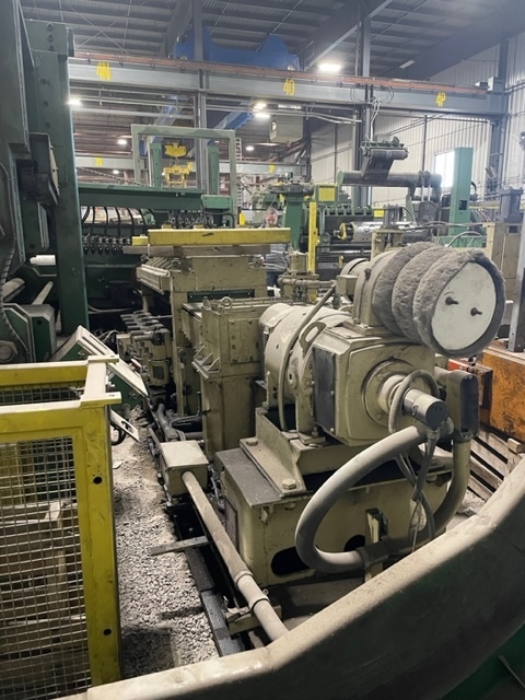 60" x .06" Herr Voss, 4-Hi precision leveler, 21 work rolls, 1.156" work roll diameter, 100 HP - Image 2