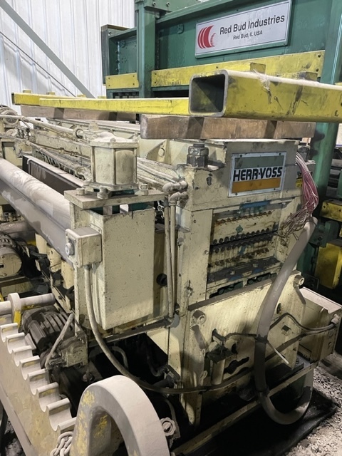 60" x .06" Herr Voss, 4-Hi precision leveler, 21 work rolls, 1.156" work roll diameter, 100 HP - Image 3