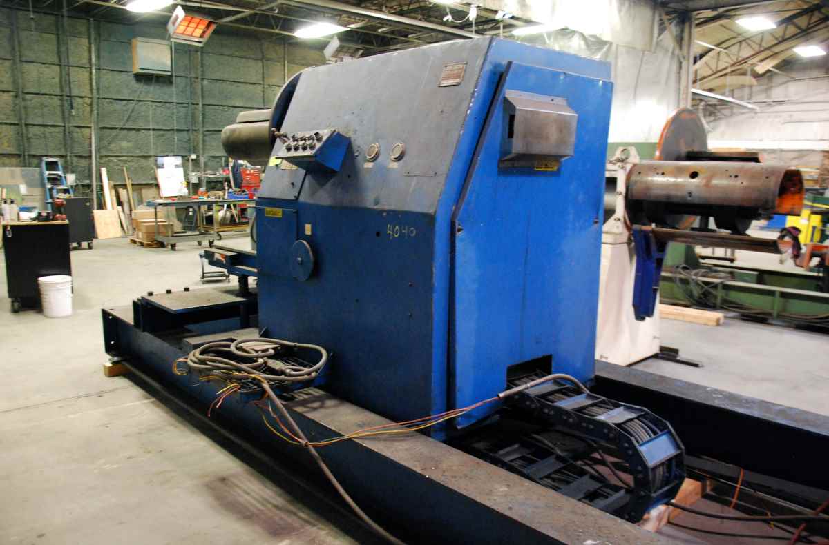 20000 lb. American Steel Line #1000, single uncoiler w/ coil car, 36" width, 15" ID, 3-arm hydraulic expansion - Image 6