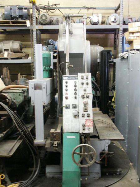 17-1/4" Kaltenbach #HDM1300HGV, 52" blade, 3 extra blades, mitre base, 1970 - Image 3