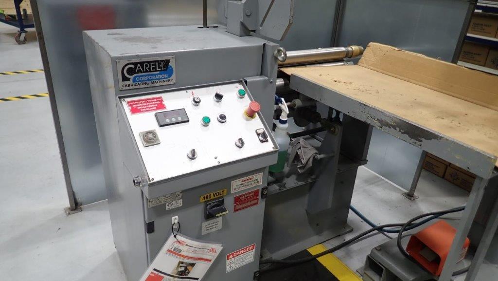 1.6' x 20 gauge Imcar #HiTech-5/60, hydraulic & pneumatic plate roll, 4-rolls, 23 FPM, piston drop end, 2005 - Image 3