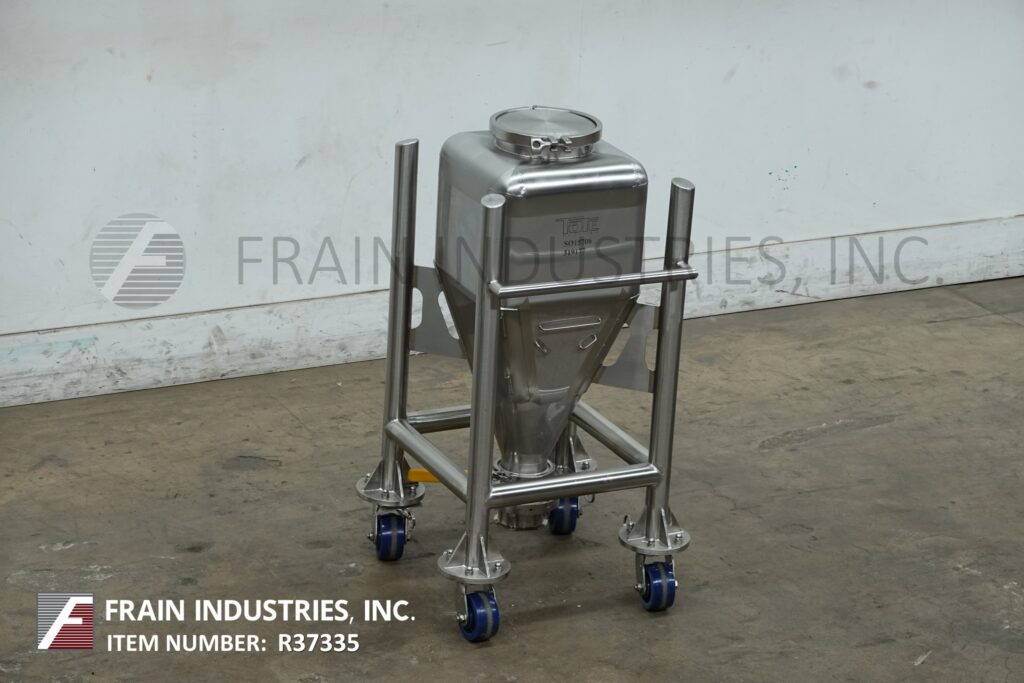 Tote System #SO15706, Tote Systems 316 Stainless Steel, 42 liter tote, 12" L x 12" W x 30" D with a 12" - Image 1