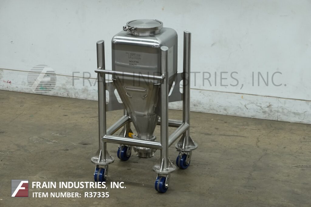 Tote System #SO15706, Tote Systems 316 Stainless Steel, 42 liter tote, 12" L x 12" W x 30" D with a 12" - Image 5