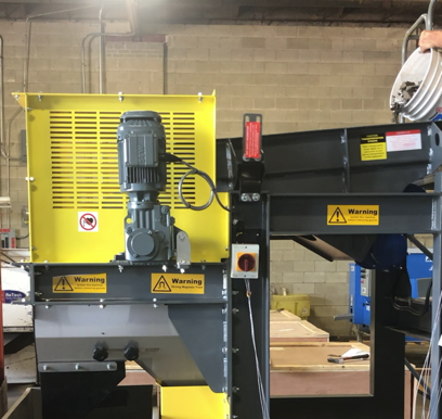 PMDS #45/120, double drum magnetic separator, 48" face top fed drum magnets - Image 4