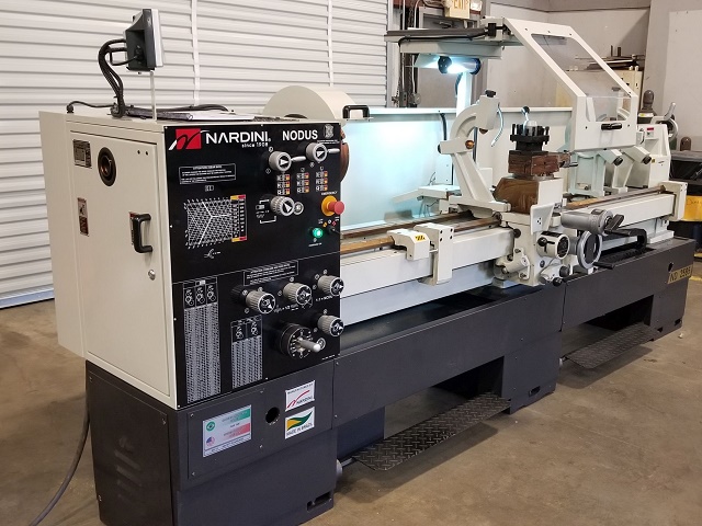 25" x 92" Nardini #ND-325, gap bed engine lathe, 18" swing over cross slide, inch/metric, 3-jaw 10" chuck - Image 2