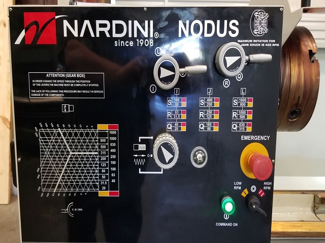 25" x 92" Nardini #ND-325, gap bed engine lathe, 18" swing over cross slide, inch/metric, 3-jaw 10" chuck - Image 7