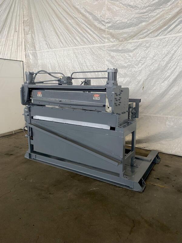 .08" x 72" Paxson Crop Shear, straight blade design, entry driven edge guides - Image 2