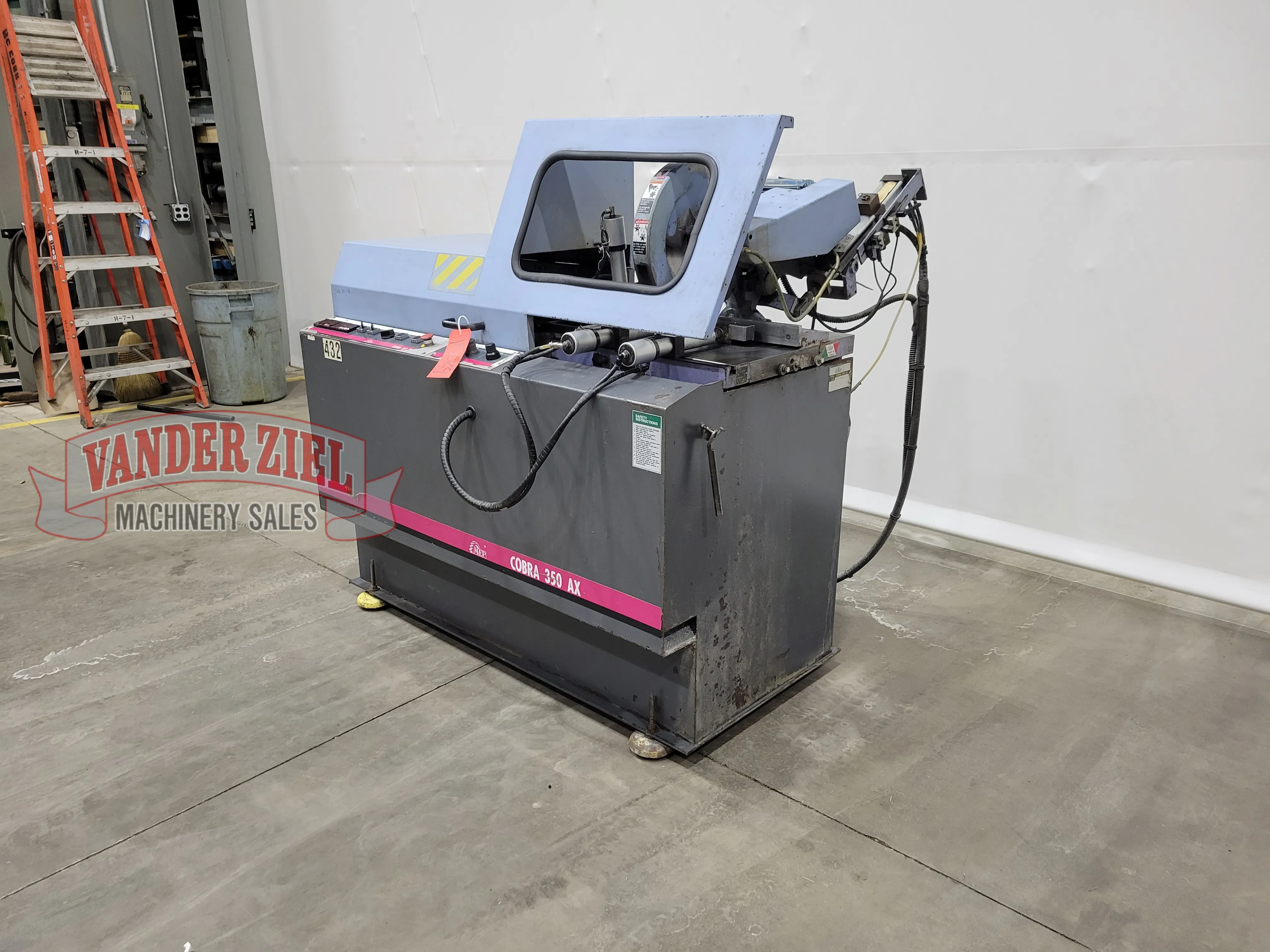14" MEP / Wilton #Cobra -50AX, cold saw, 350x32x2.5mm blade, 7-7/16" vise opening, #15029 - Image 2
