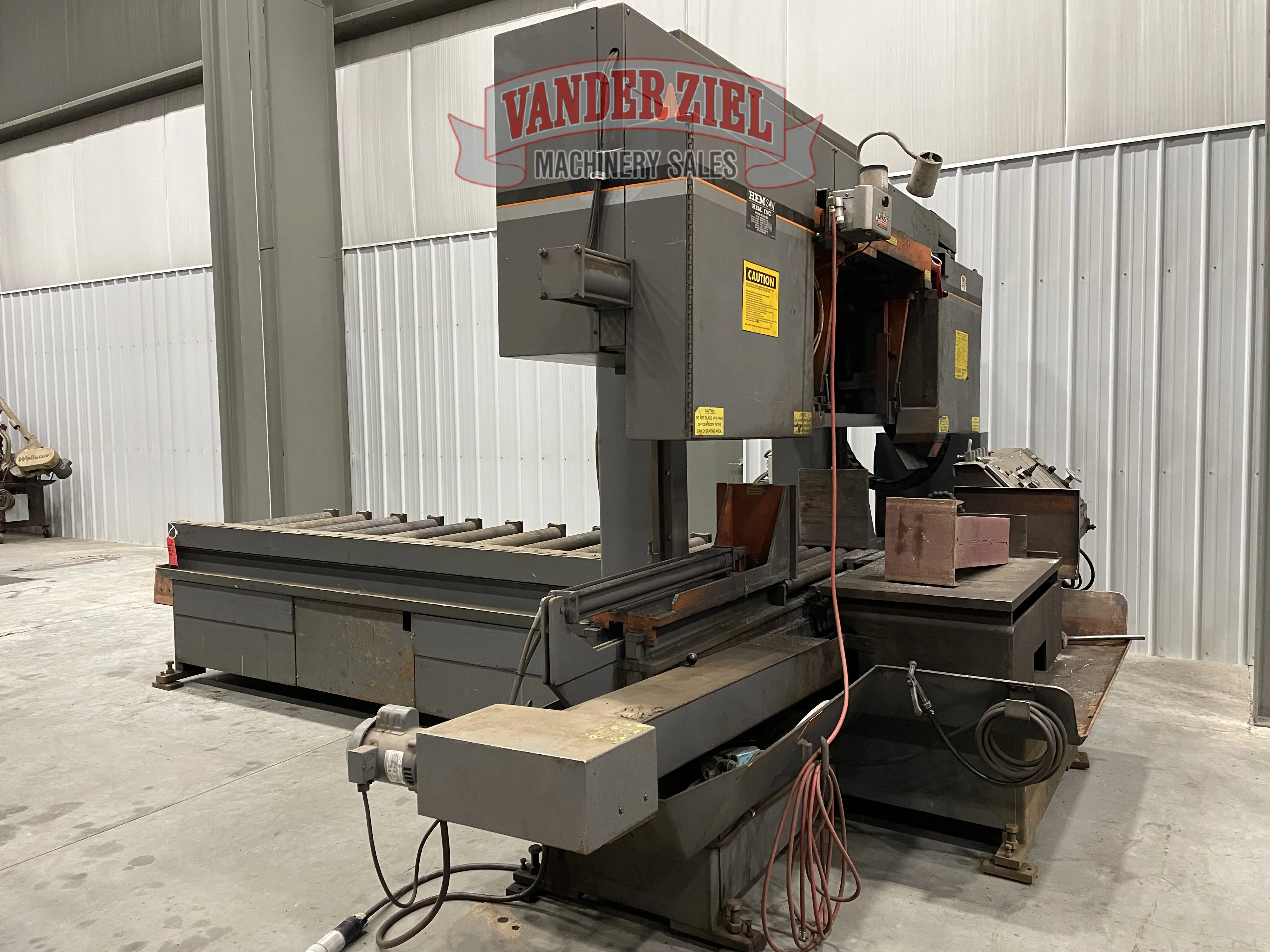 25" x 30" Hem #F160LM-60, dual post column horizontal saw, 26' 9" x 2" blade, #15311J - Image 2