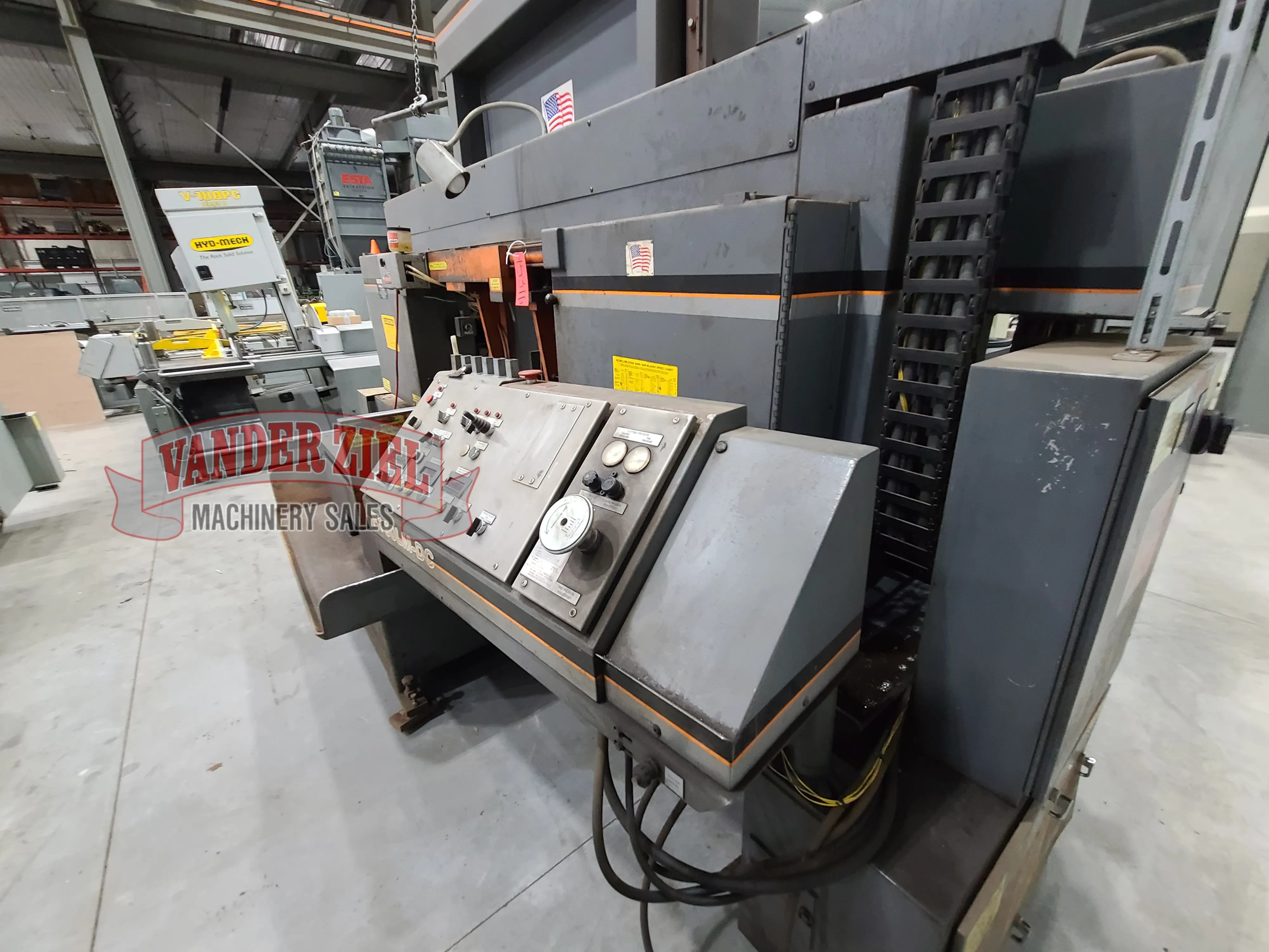 25" x 30" Hem #F160LM-60, dual post column horizontal saw, 26' 9" x 2" blade, #15311J - Image 3