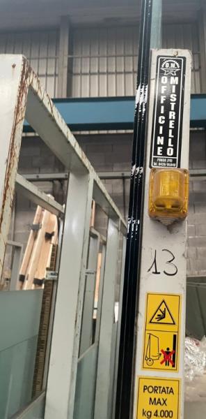 Mistrello #Auto-2636-13, Glass Storage Racks, 13 Positions, 52 Ton, 2600 x 3600 mm dims, 4 - 5 deg - Image 2