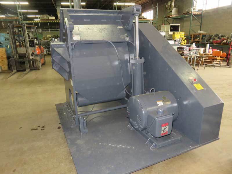 22" x 38" Sem Nemor #G2238, granulator, 100 HP, 5 knife solid rotor, 1 HP hydraulic assist - Image 1