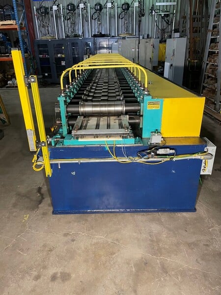 22 Stand, Dahlstrom #450-22-OB, 2.25" shafts, 28" roll space, 25-100 FPM, 2009 - Image 2