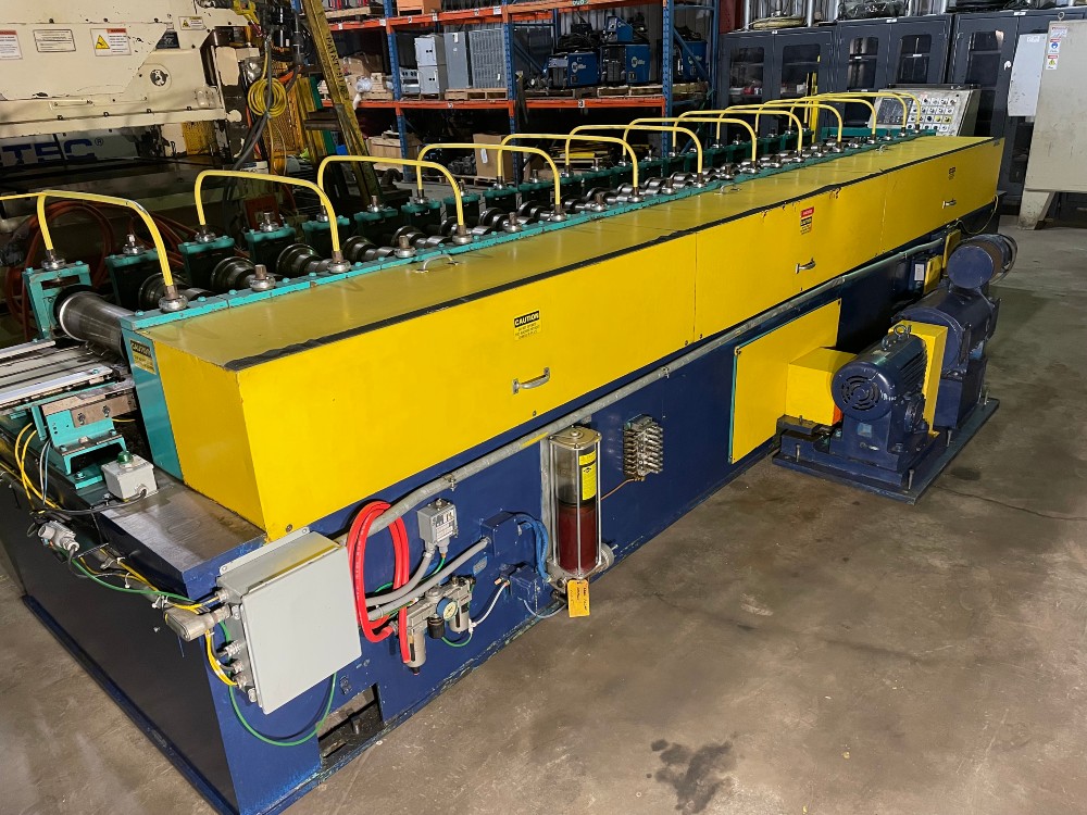 22 Stand, Dahlstrom #450-22-OB, 2.25" shafts, 28" roll space, 25-100 FPM, 2009 - Image 7