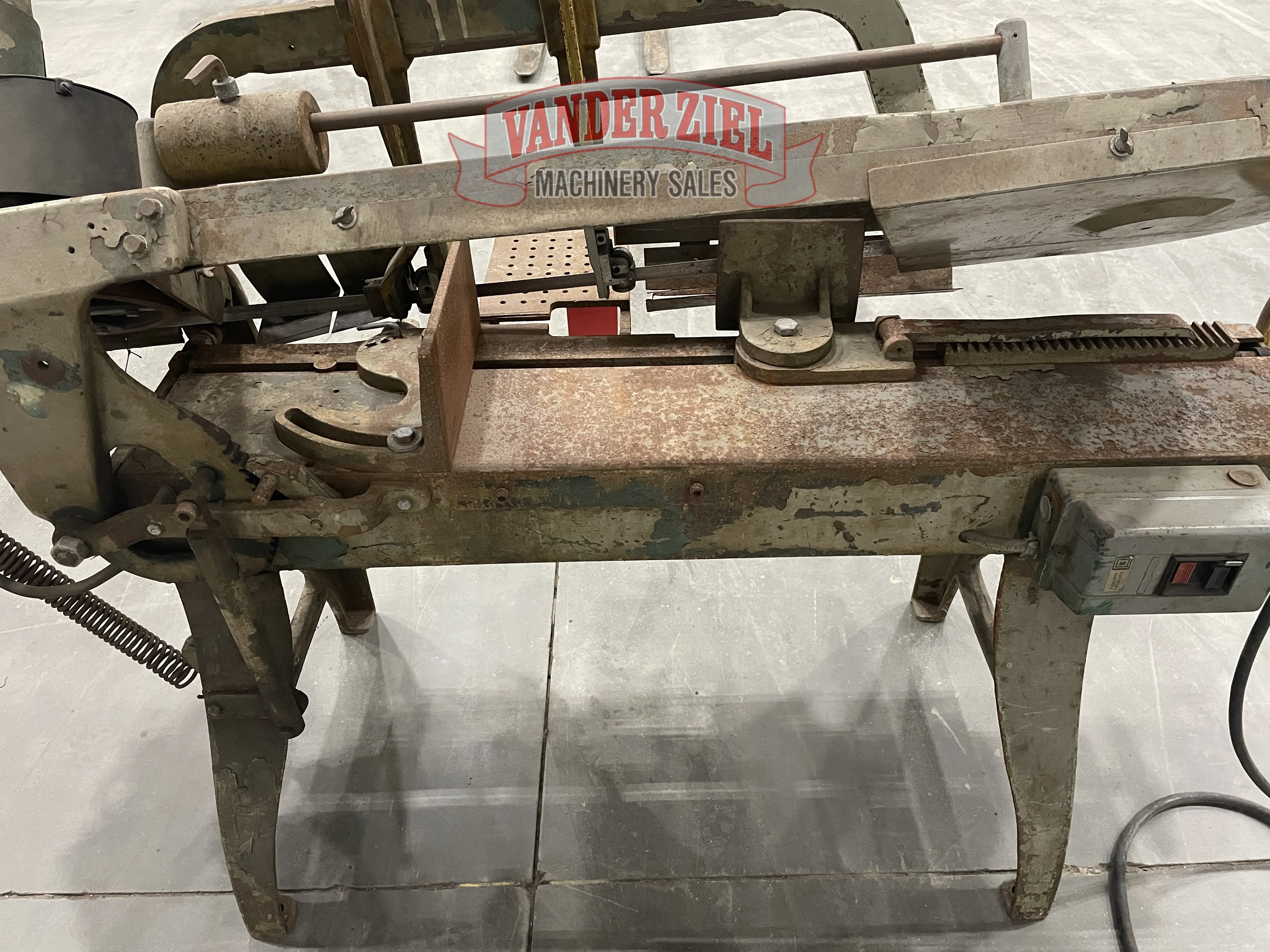 8" x 16" Wellsaw #800, horizontal saw, 8" round, 47,80,130 FPM, 45° swivel vise, #16370 - Image 8
