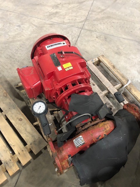 Armstrong #4300TC, 6 x 6 x 10 Pump w/motor - Image 1