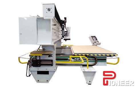 Onsrud #194E, CNC router, 60" x 194" table, 82" X, 236" Y, 12" Z, 18 HP, 24000 RPM, 12 side mount tool changer - Image 2